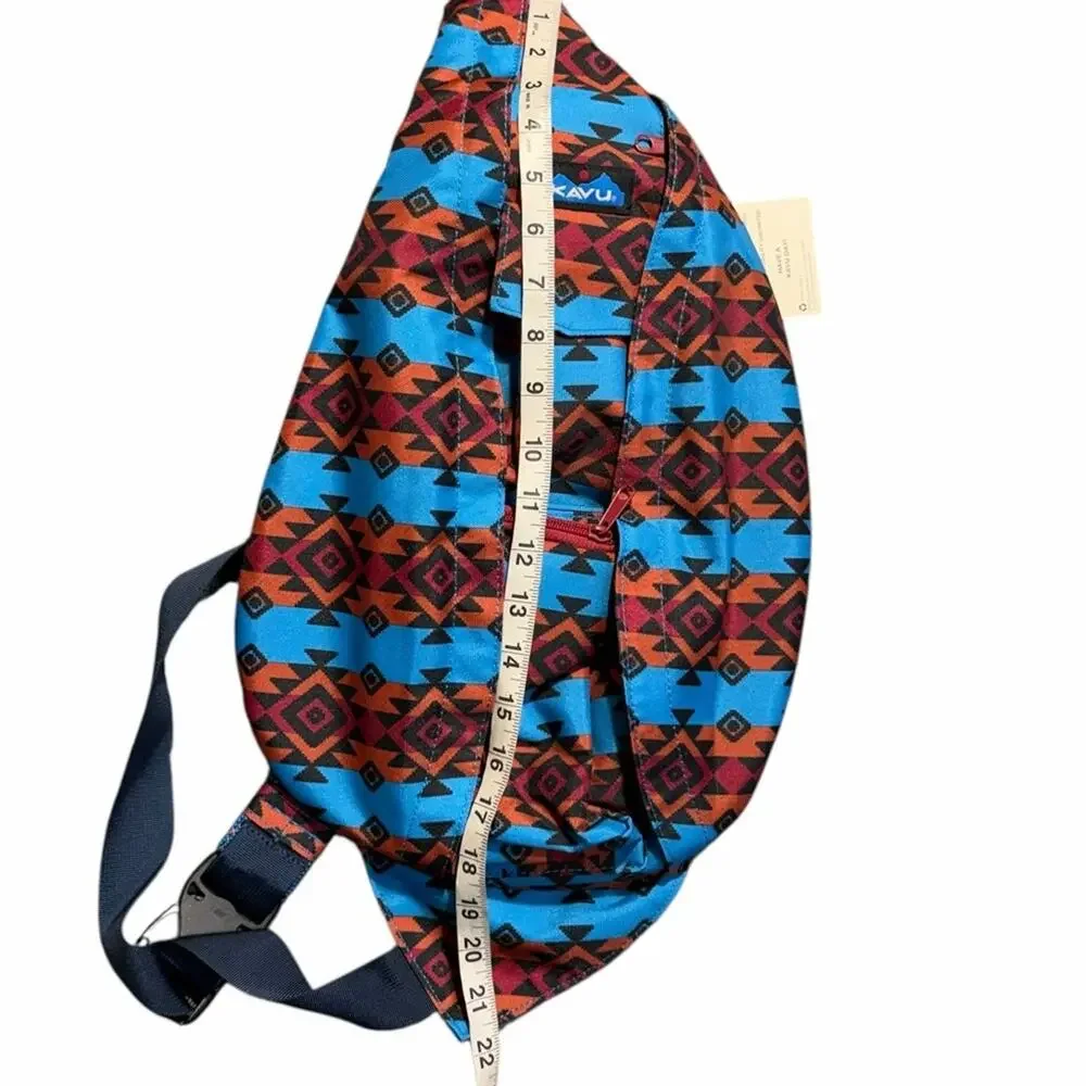 NEW KAVU Rope Sling Bag Aztec Navajo Print